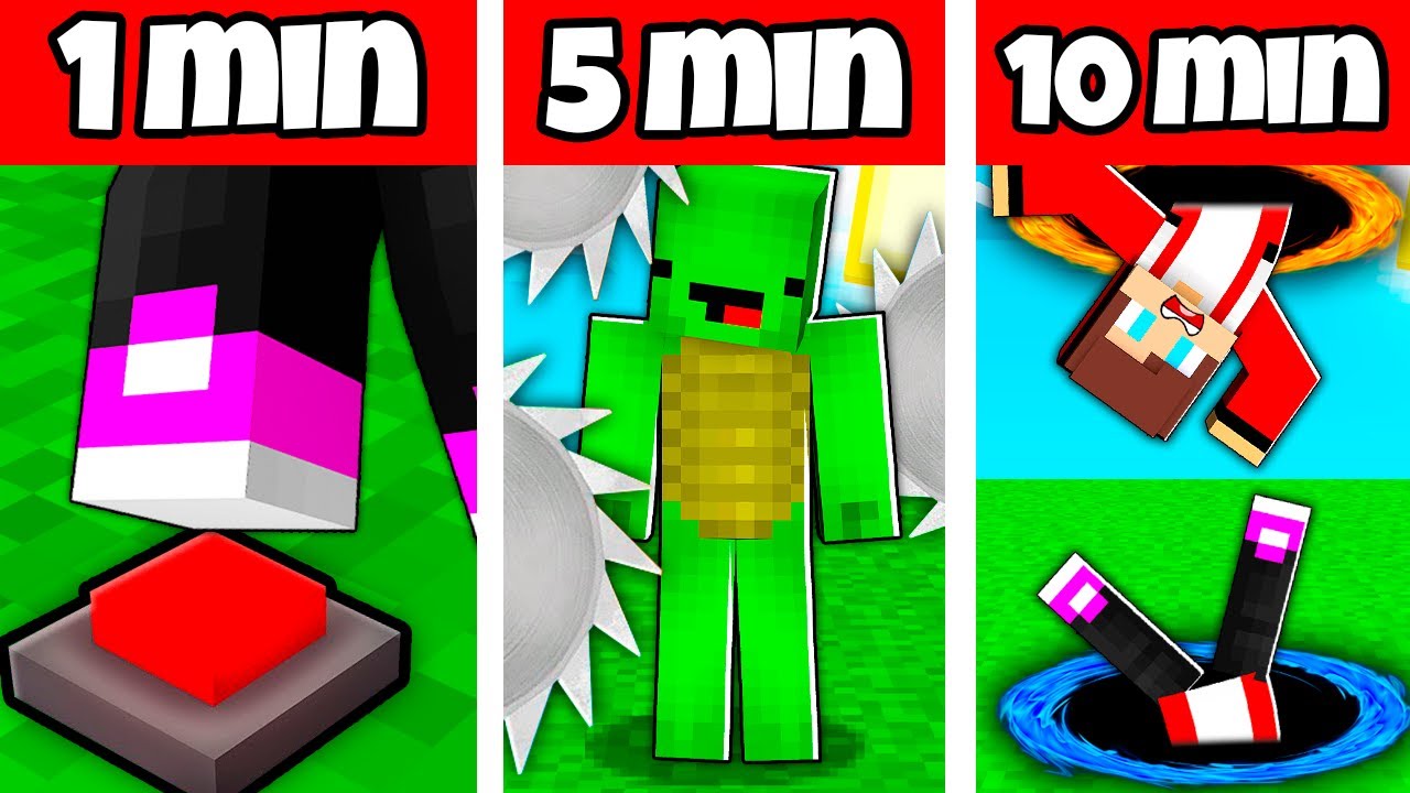 JJ and Mikey: Which Trap is Better in Minecraft! Maizen