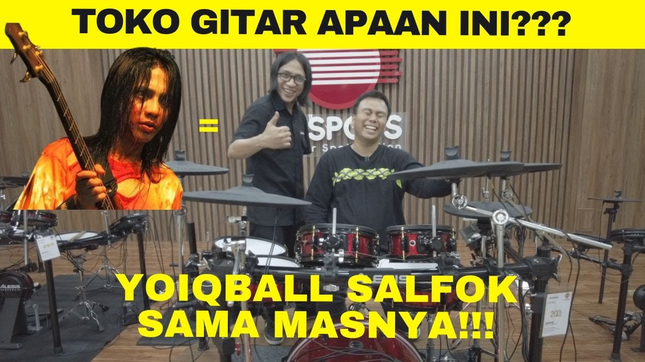 YOIQBALL SALFOK! KETEMU MANTAN BASSIST DEADSQUAD DI TOKO MUSIK INI