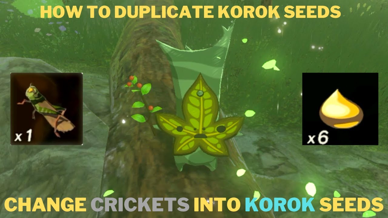 Как дублировать семена Короков &mdash; Zelda BOTW