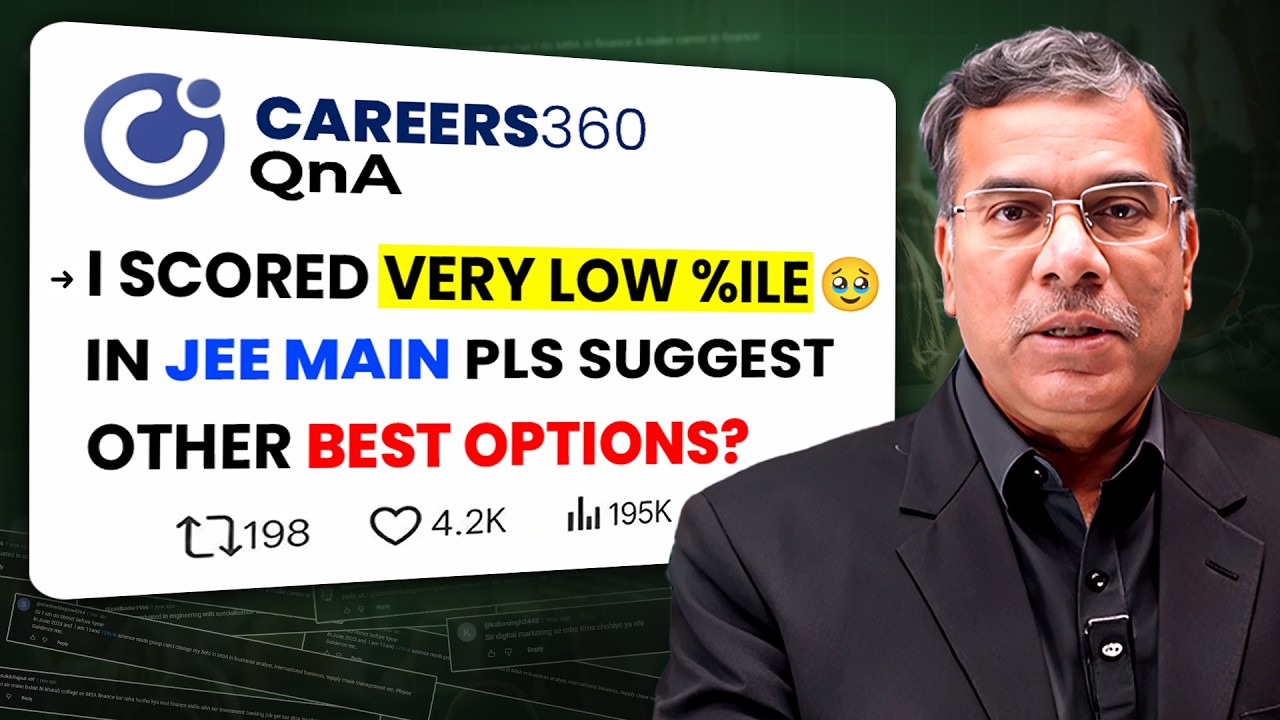 Scored Very Low Percentile in JEE Main? 😢 Best Career Options After JEE Main 2026 | What To Do Next?