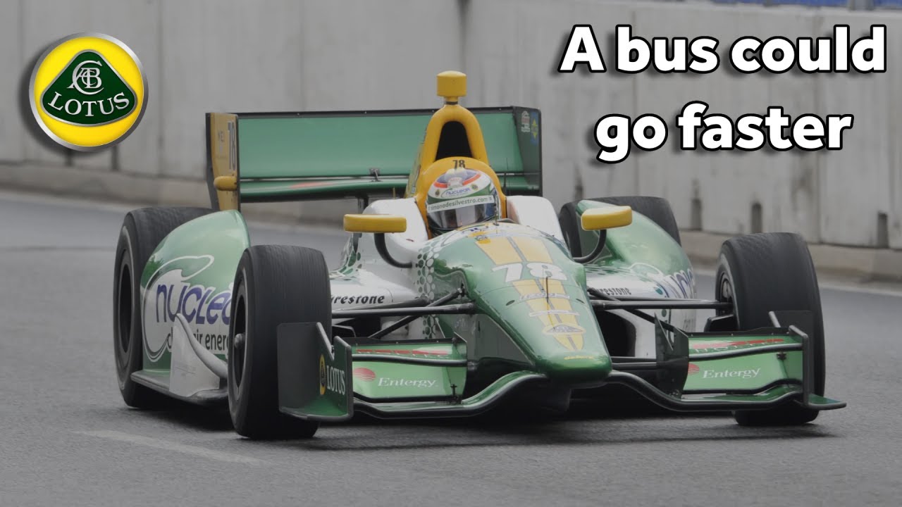 A bus could go faster - Lotus’ failed IndyCar project