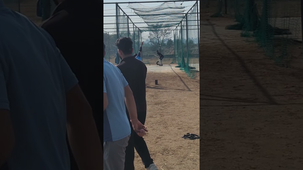 12-02-26: Vineet #bowlingpractice #cricket #netpractice #legspin #googly #slider #cricketpractice 