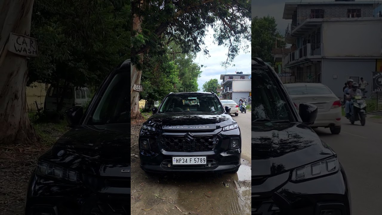 Grand Vitara All Black Modified 😍 #grandvitara #blackcar #carmods