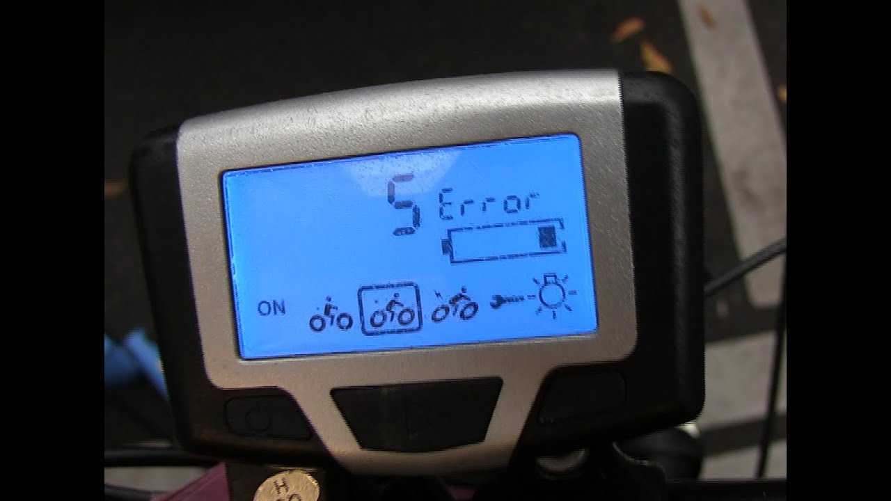 Nabenmotor defekt | TranzX M1 | keine Unterstützung | Error 5 | Velo de Ville | Displayfehler