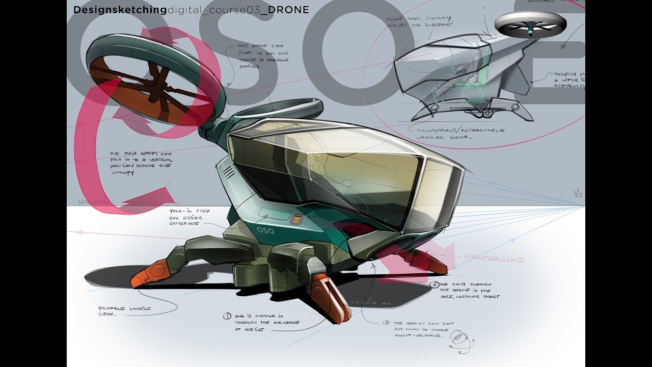 Digital Design Sketching #2 on Sketchdrive