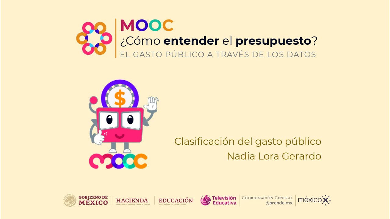 Clasificaci&oacute;n del gasto p&uacute;blico