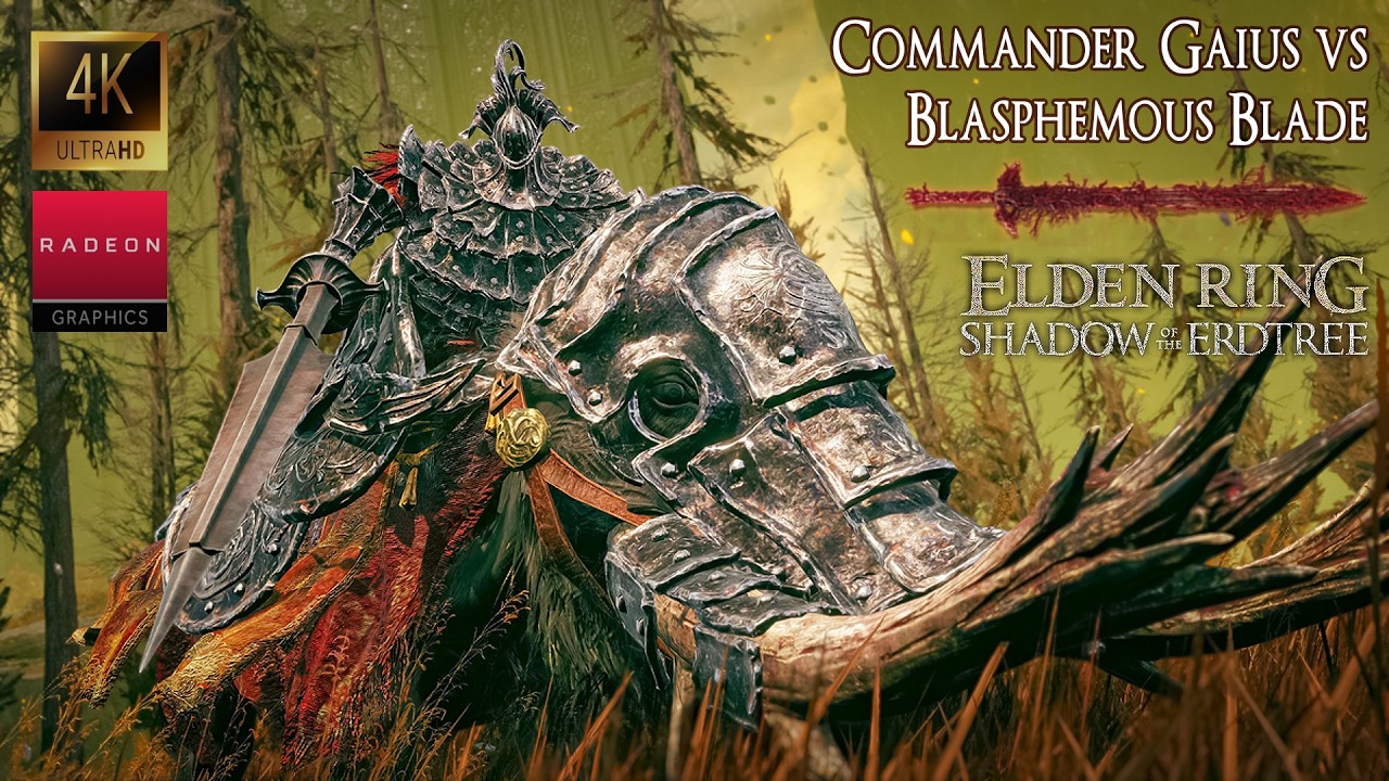 Elden Ring: Shadow of the Erdtree DLC - Commander Gaius vs Blasphemous Blade #eldenring