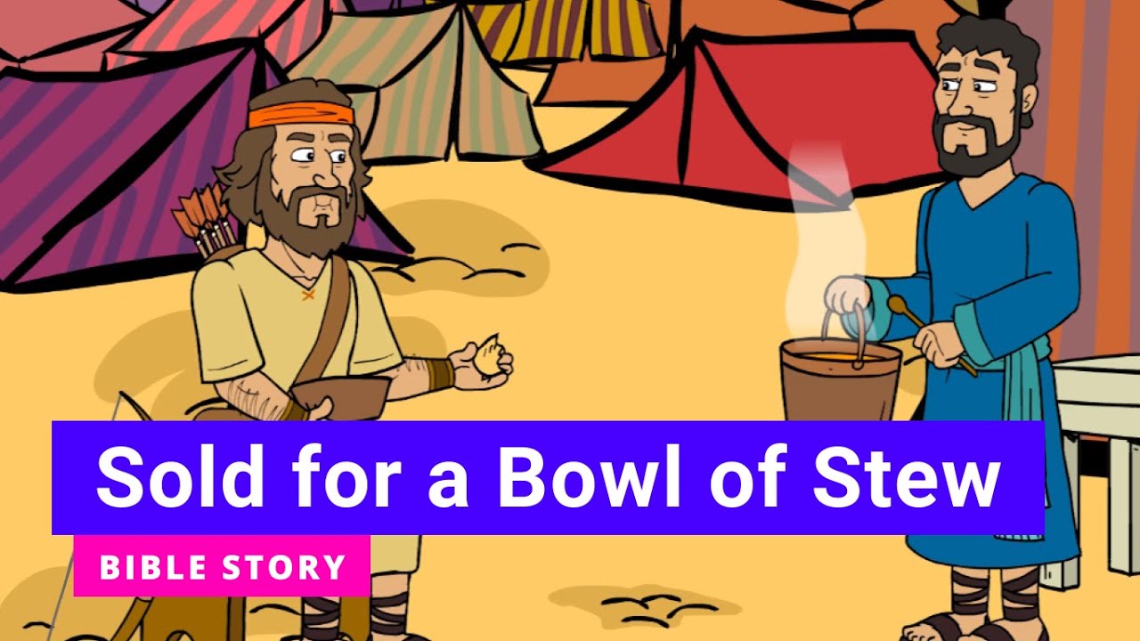 🟡 BIBLE stories for kids - Sold For a Bowl of Stew (Primary Y.A Q3 E11) 👉 #gracelink