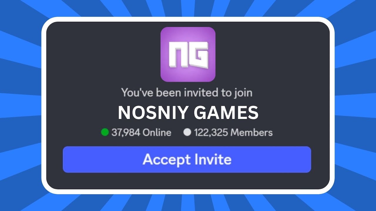 How to Join NOSNIY GAMES Discord Server (QUICK & EASY)
