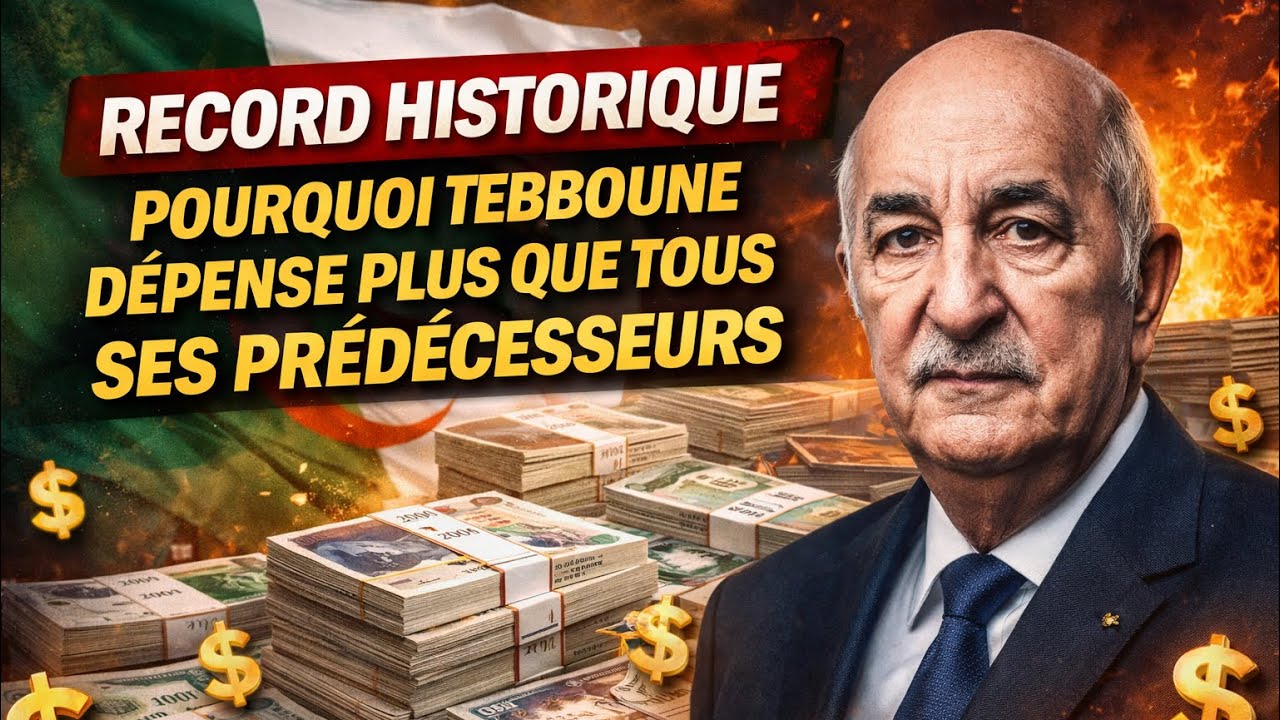 Record historique : pourquoi Tebboune dépense plus que tous ses prédécesseurs