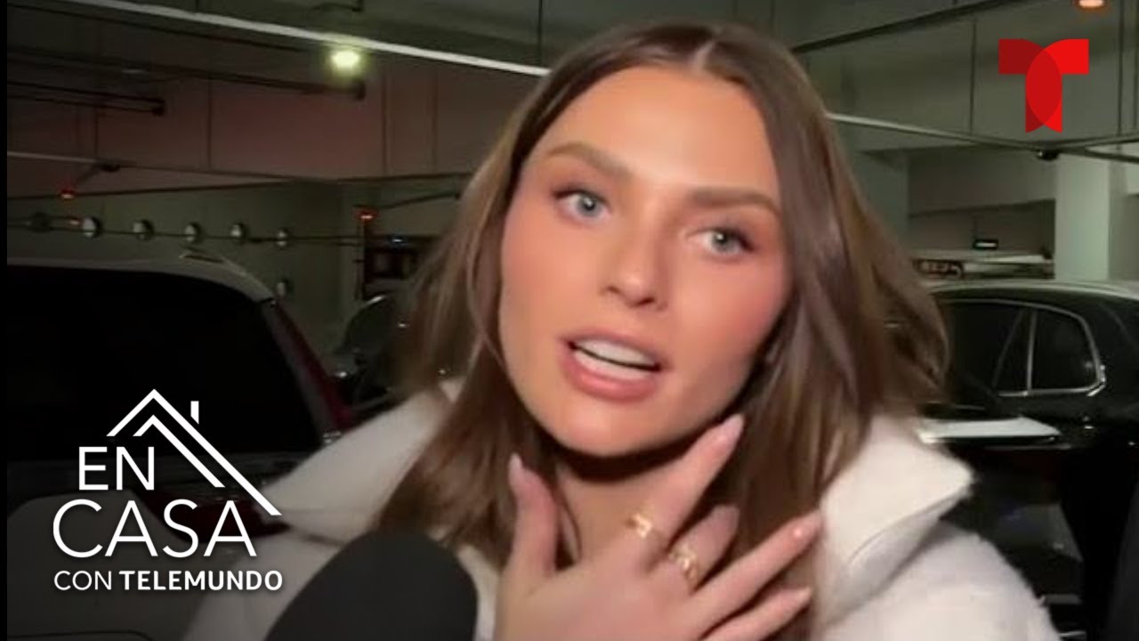 Captan a Giovanni Medina e Irina Baeva llegando juntos al aeropuerto | En Casa Con Telemundo