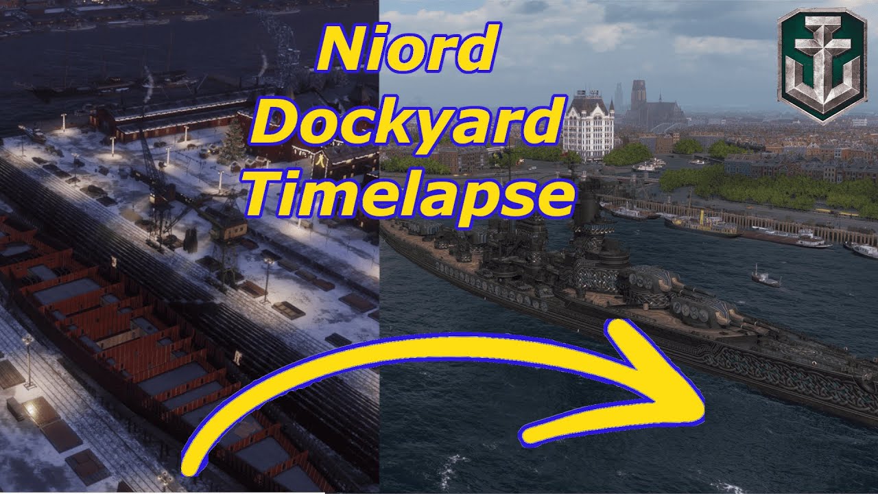 Niord // Dockyard Building Timelapse // World of Warships