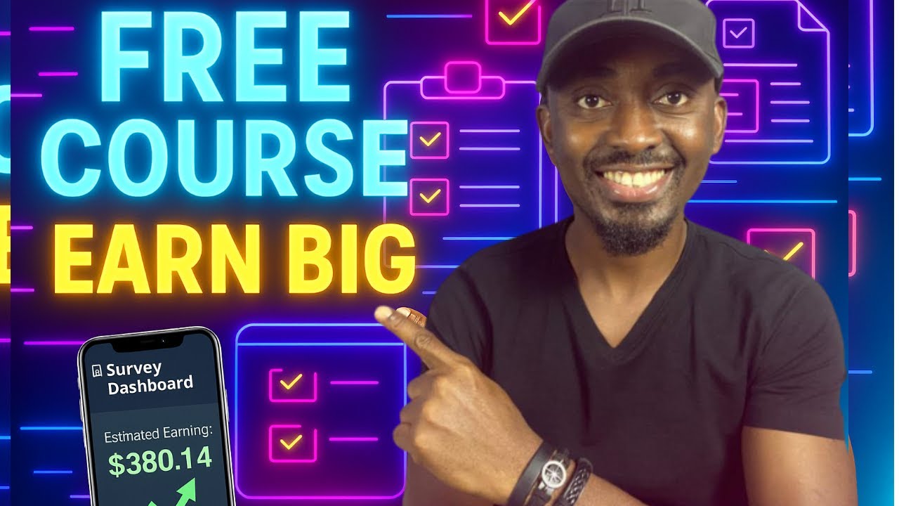 FREE COURSE: How To Make Money Online | Survey Platform Masterclass