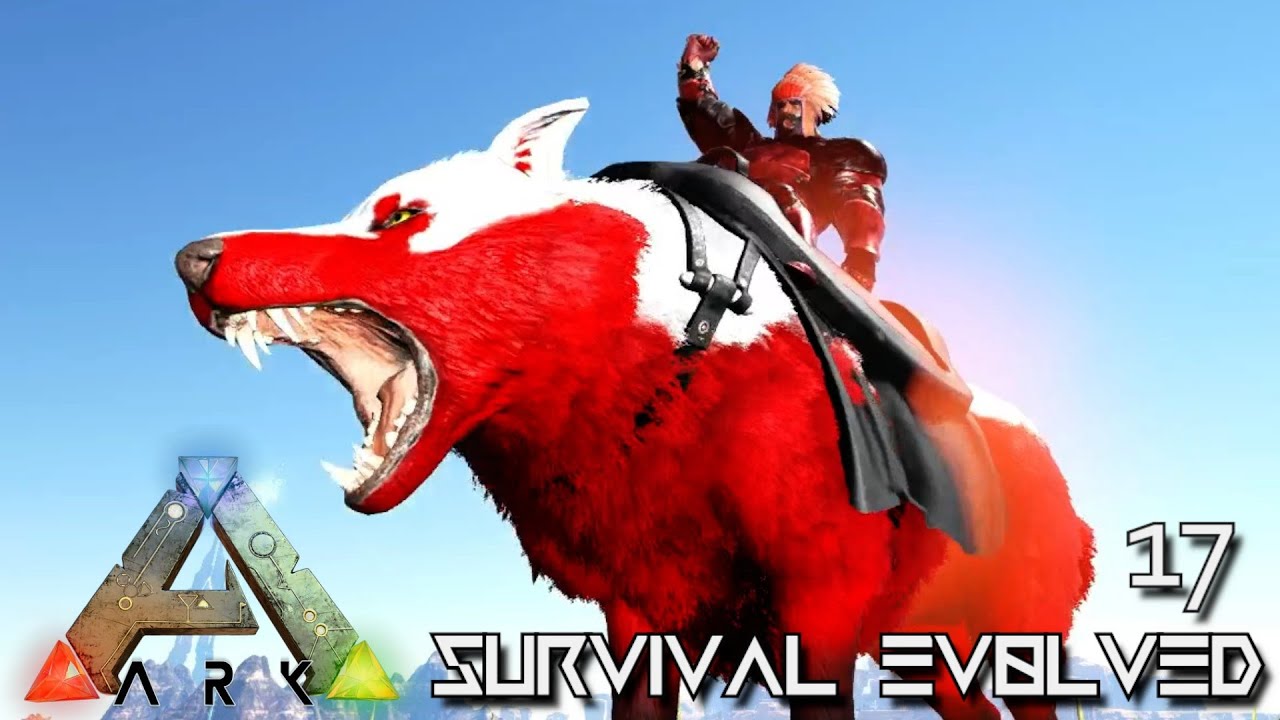 ARK: SURVIVAL EVOLVED - ALPHA DIREWOLF & FIRST CHIEFTAIN BATTLE !!! EXTINCTION CORE TALAMH E17