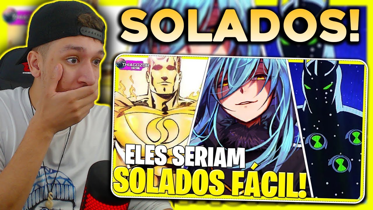 REAGINDO A 10 PERSONAGENS QUE O RIMURU TEMPEST PODERIA VENCER