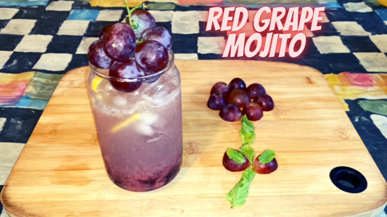 Red Grape Mojito | पियो अंगूर का मोहितो और स्वाद का खेल जीतो | Grapes Summer Cooler