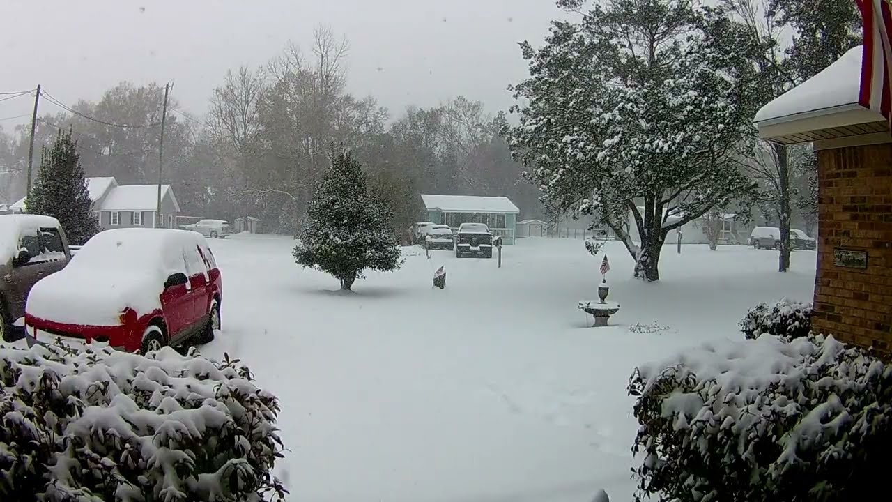 ASMR - SLOW VIDEO - January 21, 2025 record-breaking SNOW - 8-1/2