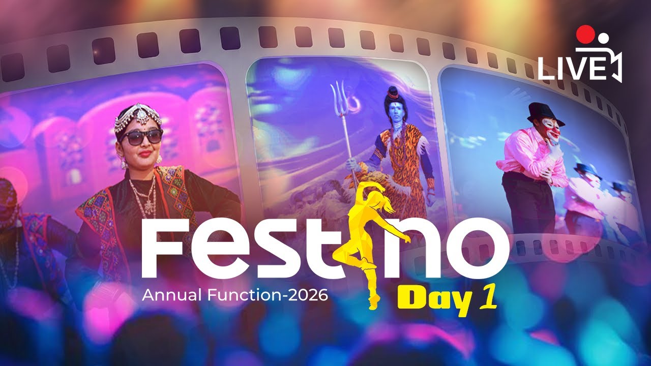 🔴 LIVE NOW | Festino 2026 - Day 1 🎉A Grand Evening of Celebration & Performances