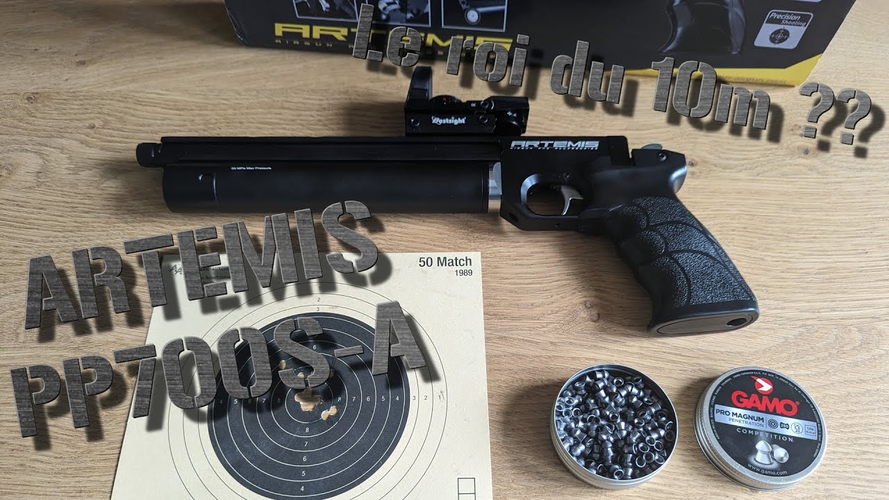 Pistolet PCP PP700S-A, Le roi du 10m ??