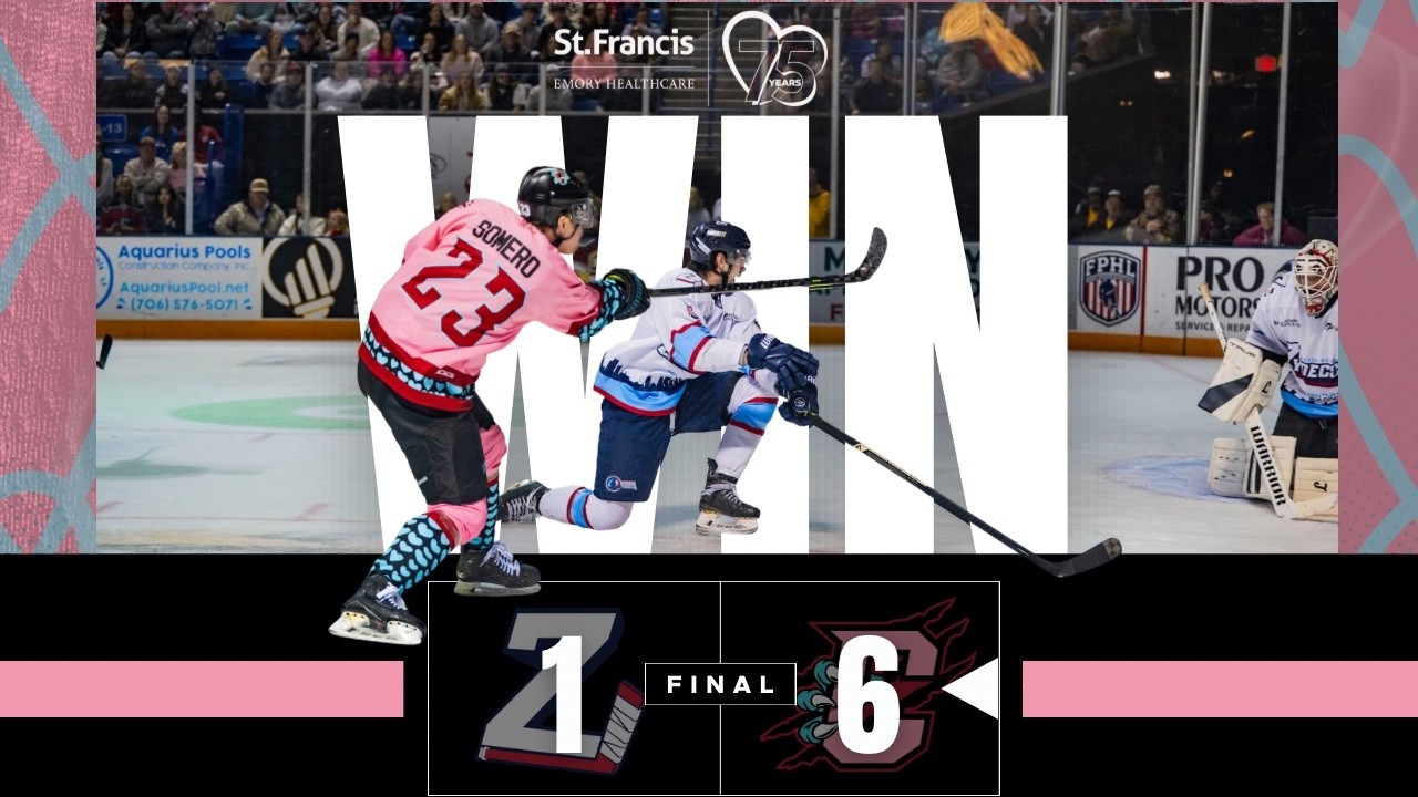 RIVER DRAGONS CRUISE TO 6-1 WIN ON VALENTINE'S DAY | COLUMBUS MAKES IT TEN STRAIGHT WINS
