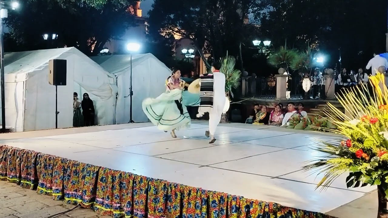 El tercerara pareja del jarabe Mixteco y ganadora del primer lugar 2026