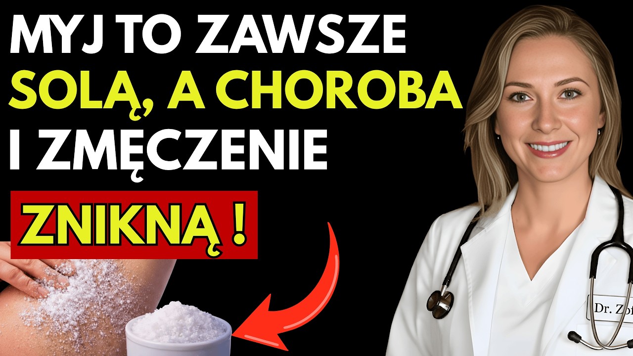 Seniorzy po 60-tce: MYJ TĘ STREFĘ SOLĄ, A CHOROBY ZNIKNĄ ! | Dr. Zofia Seniorzy