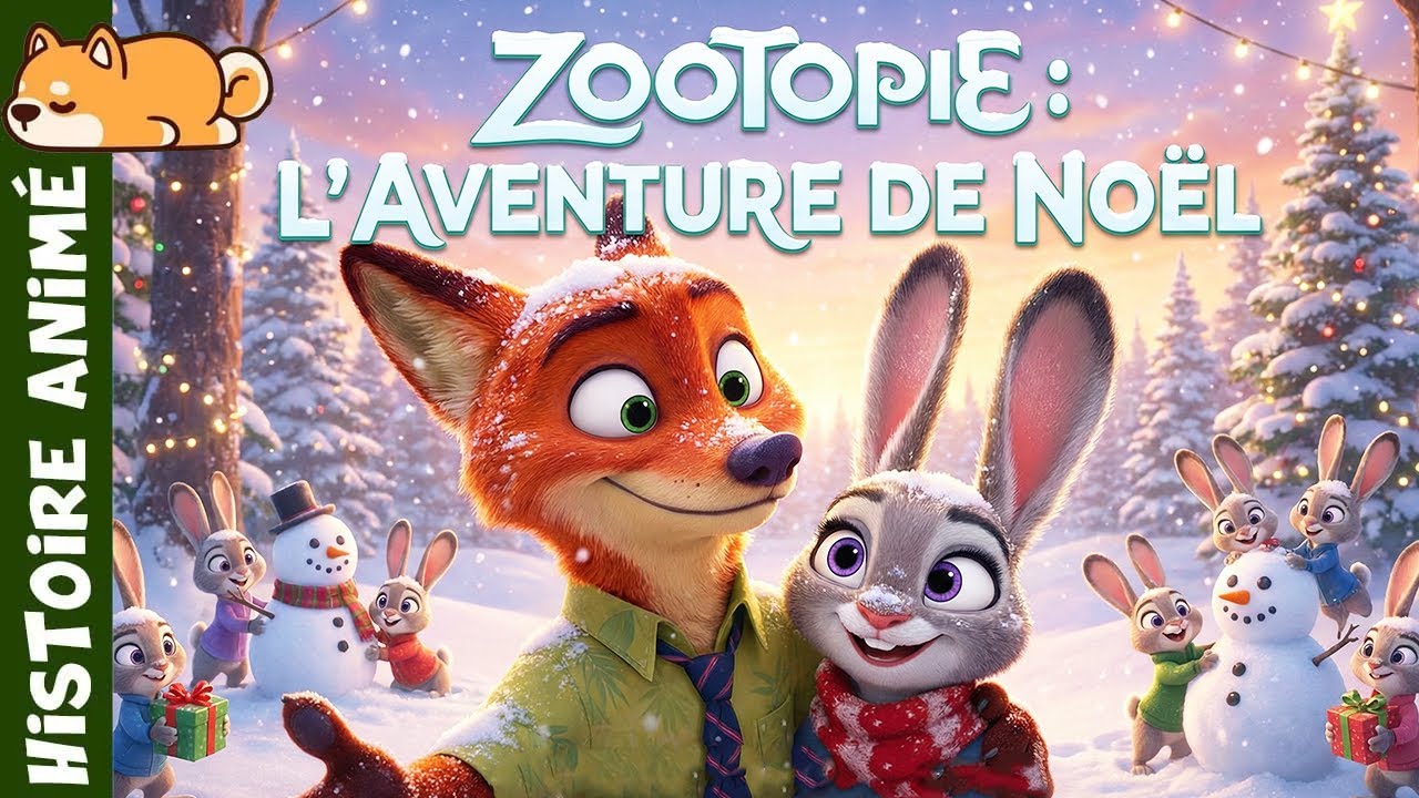 Le Renard au Milieu des 275 Lapins😱🎄| Une Histoire Magique et Apaisante pour Dormir | Conte Zootopie