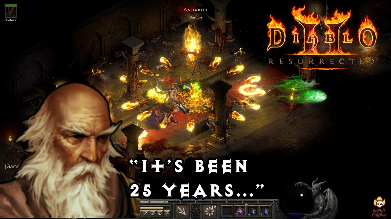 Diablo II: Resurrected - A New Class 25 Years Later?! Checking Out Warlock!