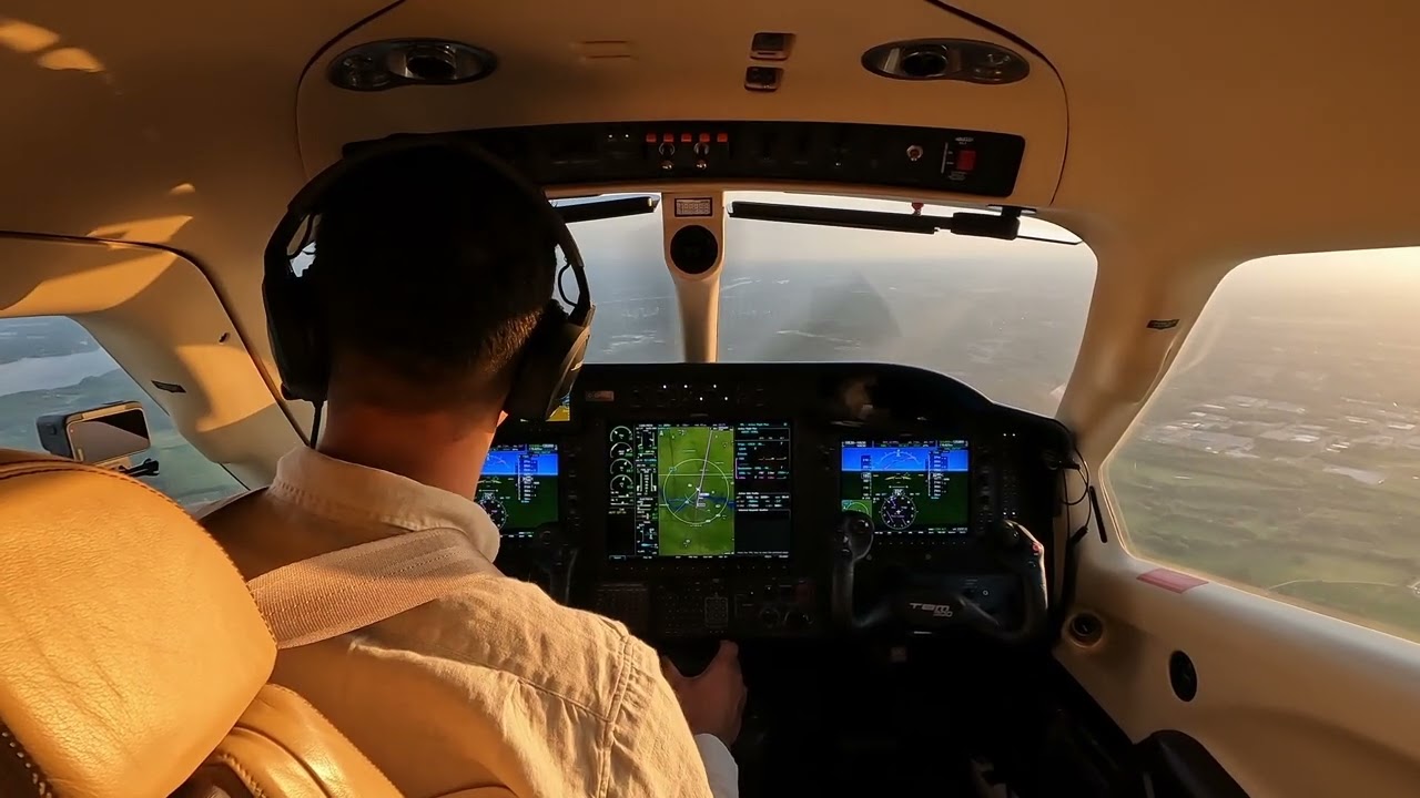 Landing the TBM with a Slight Crosswind and a New Camera Angle!
