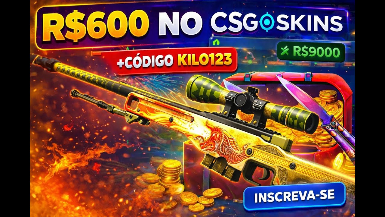 Depositei R$600 no CSGOSKINS. Deu bom ou ruim? =) )=