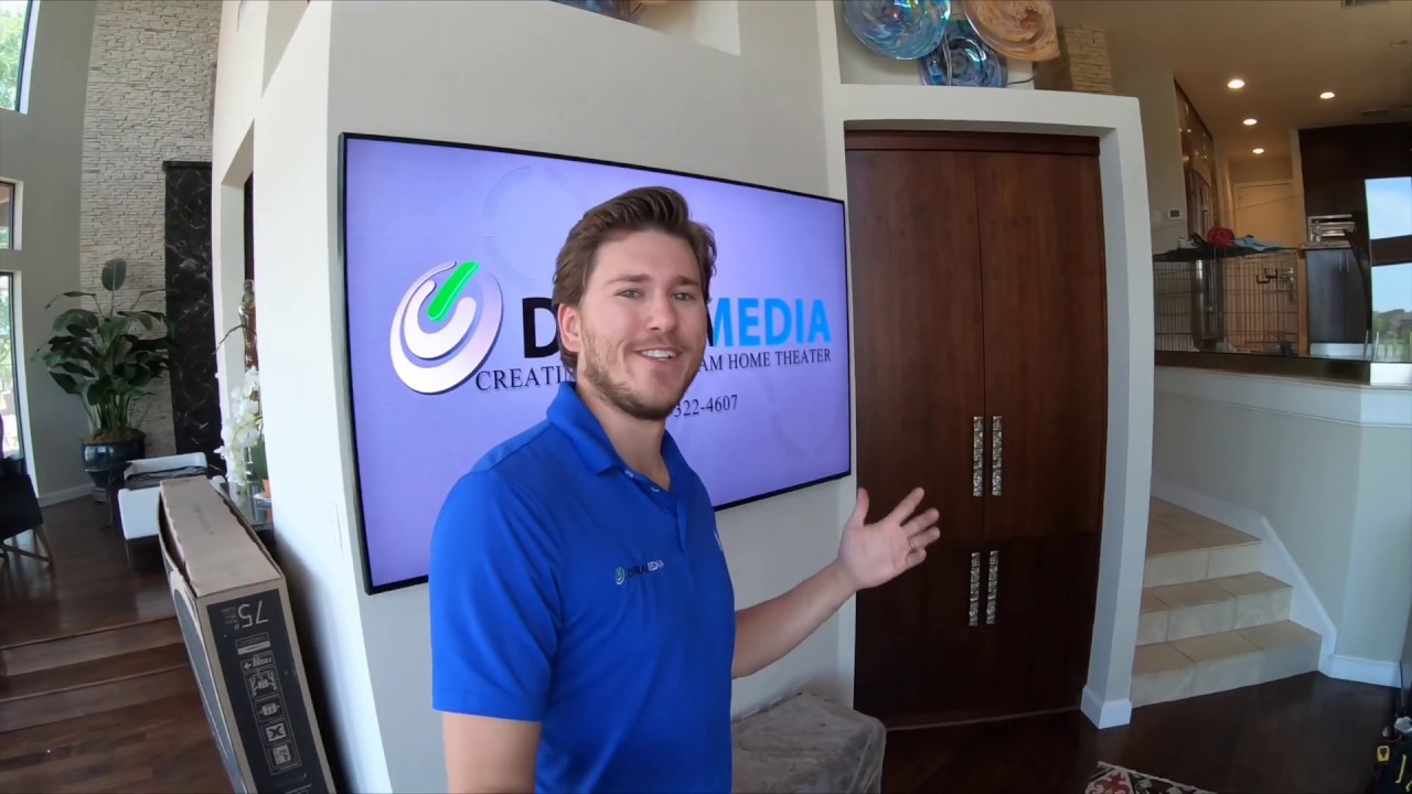 Samsung 75 inch Q900R 8K TV & Integra AVR UPGRADE in Dallas Texas by Dreamedia