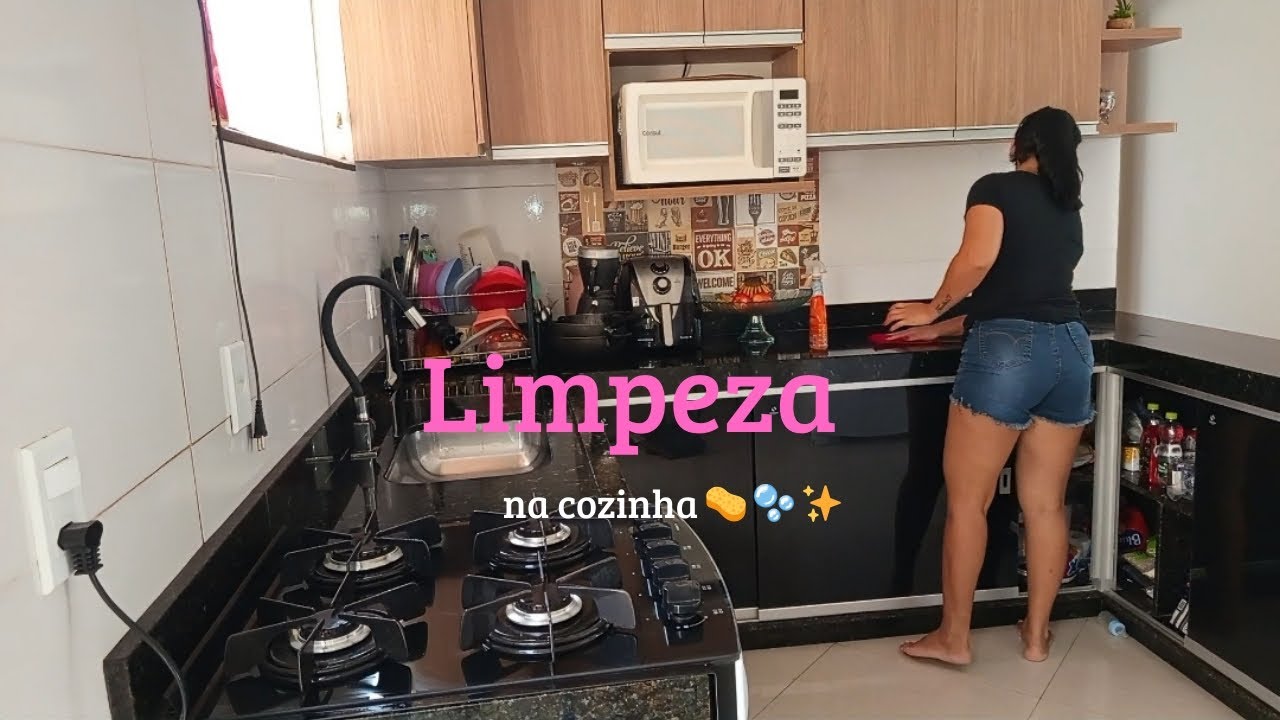 Limpeza na cozinha 🧽🫧✨