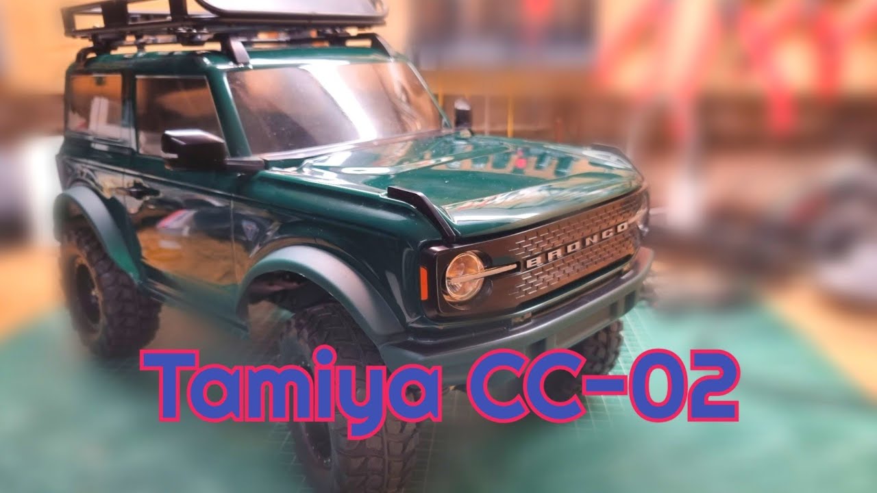 Tamiya CC-02 Bronco / erste Ausbaustufe nach Aufbau