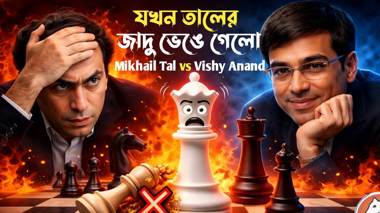 মিখাইল তালের শোচনীয় পরাজয় 🥹 চোখের সামনে ভেঙে পড়লো তালের রাজ্য — Mikhail Tal VS Vishy Anand | MrChess