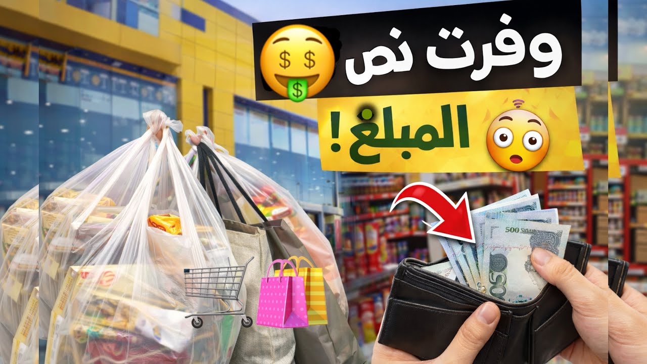 التوفير الحقيقي بدون حرمان 🤍 | دخلت سوق التوفير بـ1000 ريال ووفّرت نص المبلغ 😱 💸 