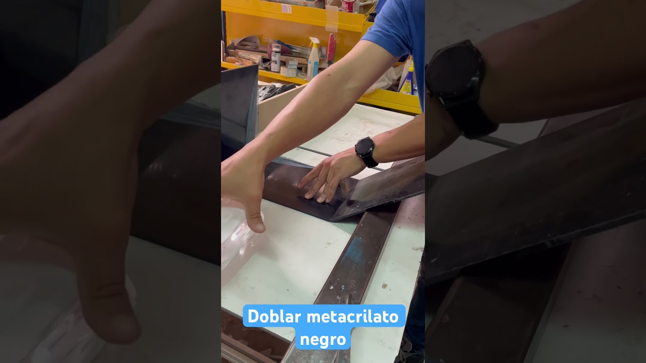 C&oacute;mo doblar un expositor de colchones de metacrilato #metacrilato #diy #acr&iacute;licos #comosehace #asmr