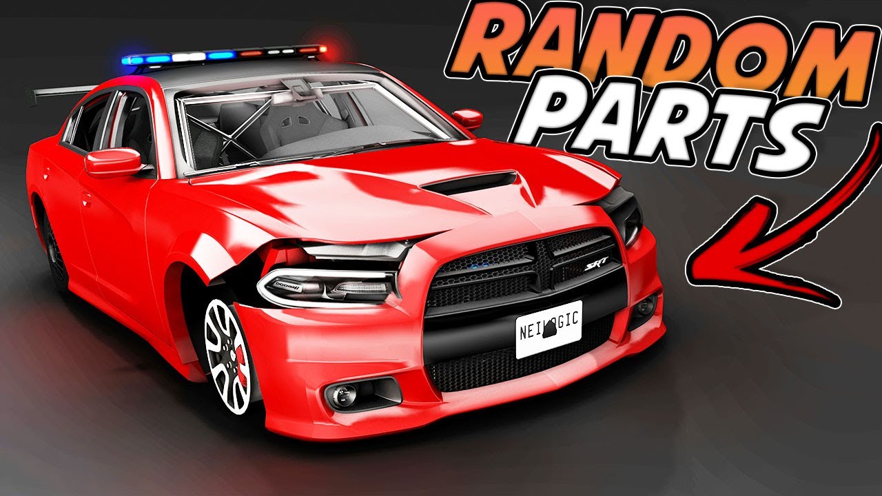 This Mod Randomizes EVERY Part Of ANY Car! - BeamNG Downhill Crashes!