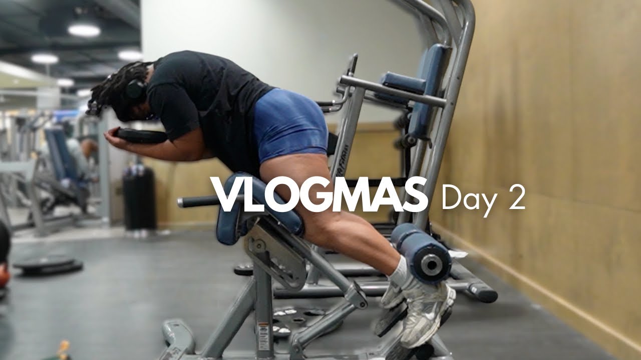 Второй день Vlogmas | В любом случае, я прихожу 🏋🏽‍♀️ Целенаправленная тренировка в спортзале
