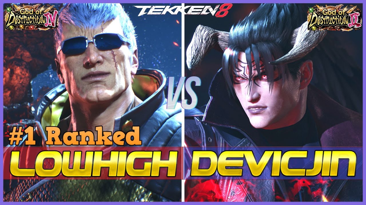 T8 ▰ LOWHIGH (#1 Ranked Bryan) Vs DEVICJIN (High Ranked Devil Jin) ▰ Tekken 8 High Level Gameplay