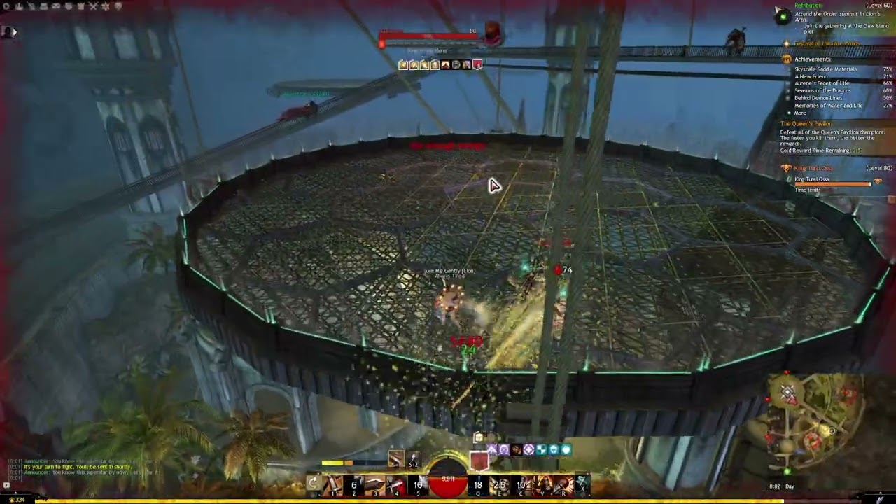 Queen's Gauntlet: King Turai Ossa - Condi berserker [Gw2]