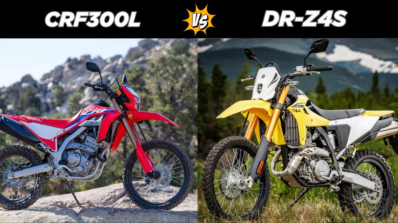 Honda CRF300L vs Suzuki DR-Z4S (2025) | Best Dual Sport Bike Comparison!