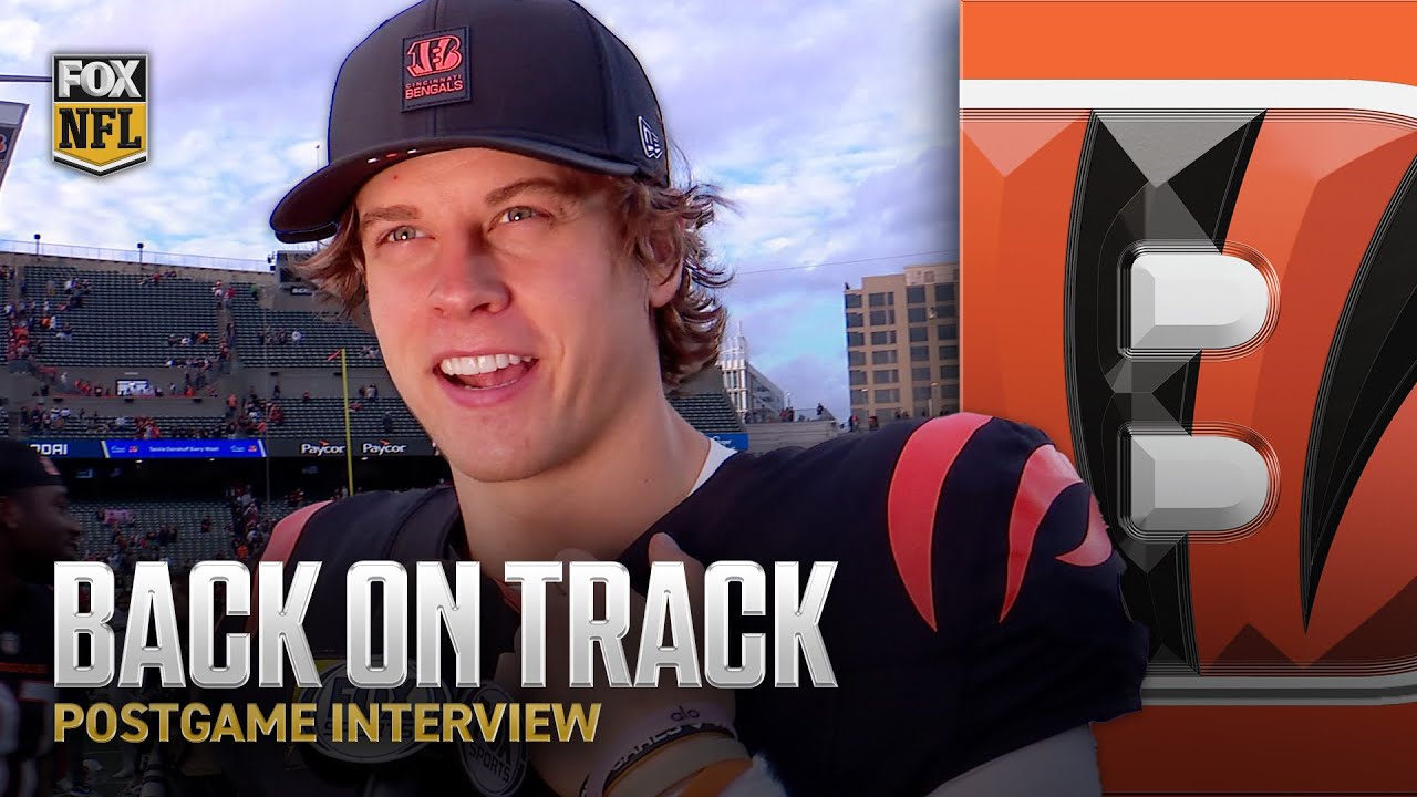 'It's fun to go out and play well' 🙌 Joe Burrow DELIGHTED after back-to-back wins for the Bengals