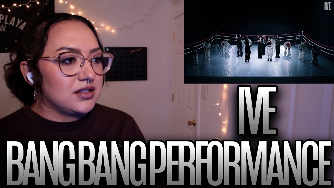 Реакция на видео выступления IVE с песней 'BANG BANG'