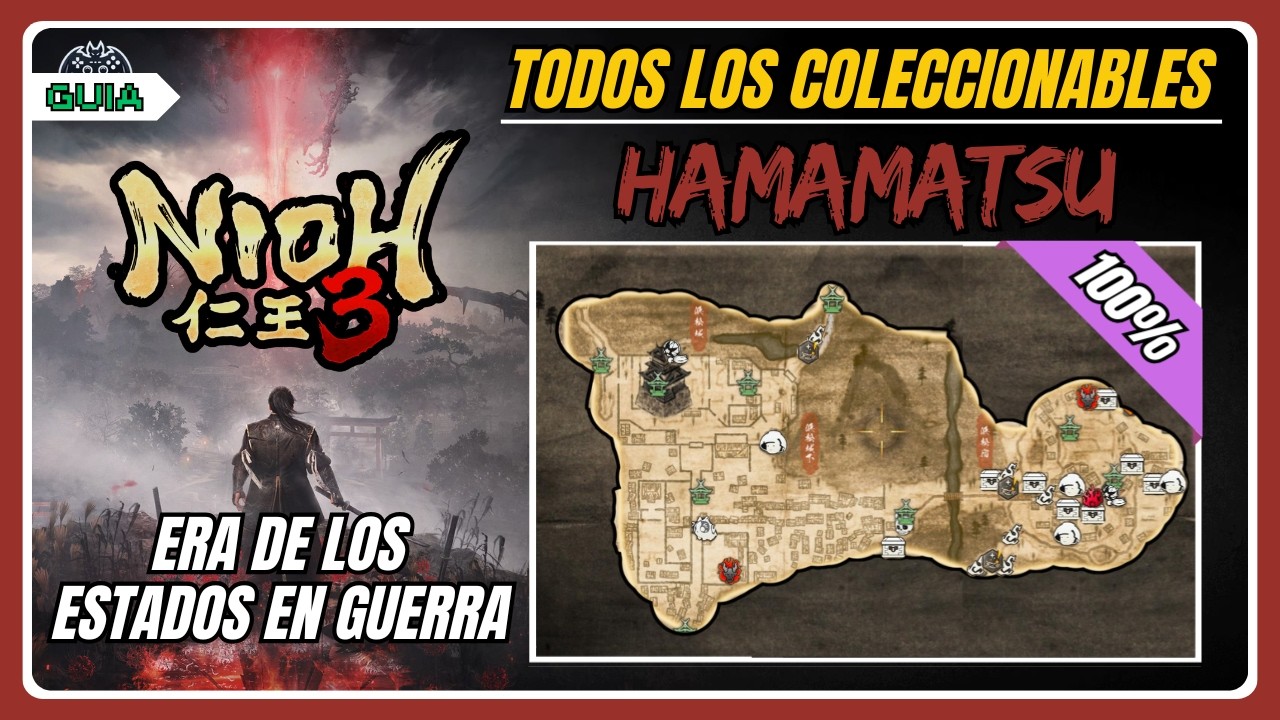 HAMAMATSU - Todos los COLECCIONABLES (GUÍA 100%) | Nioh 3