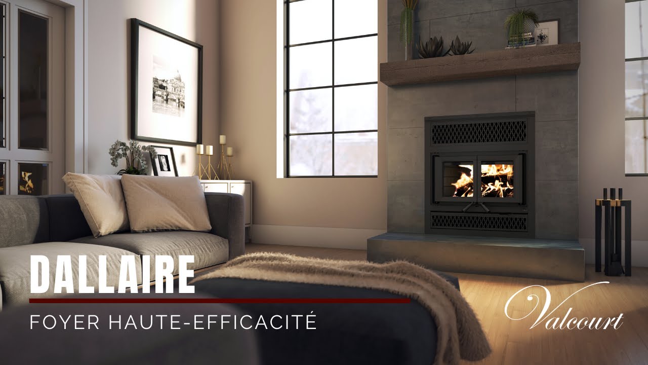 VALCOURT | Foyer à bois haute-efficacité Dallaire