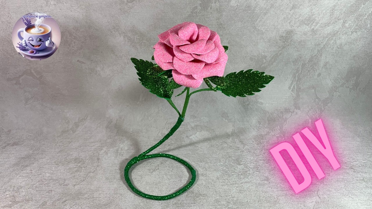 Try it again, the best gift is a delicate rose made by hand