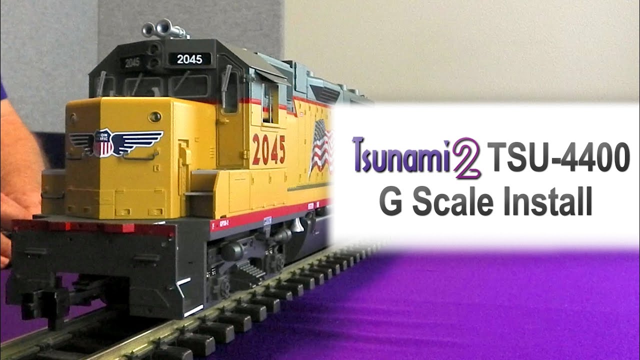 Tsunami2, TSU-4400 Install into a USA Trains GP38-2 in G Scale
