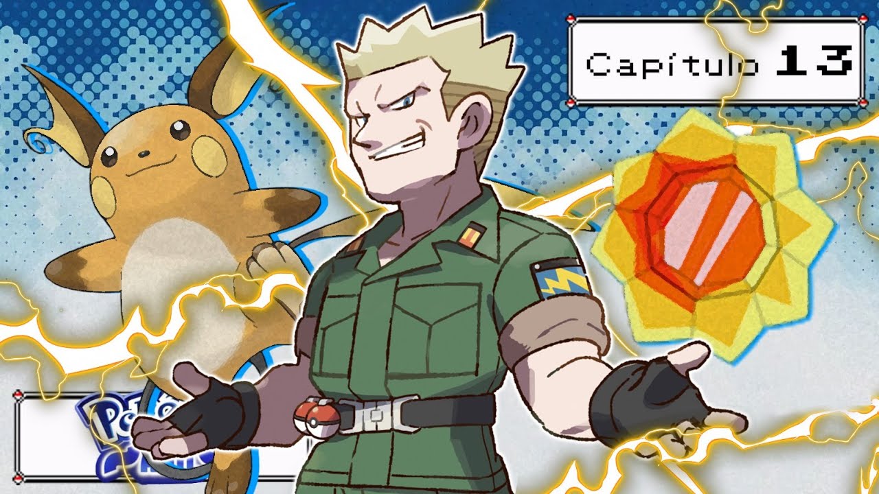 Pokémon Añil Ep.13 - ¡TERCER GIMNASIO CONTRA EL LÍDER SURGE DE TIPO ELÉCTRICO!