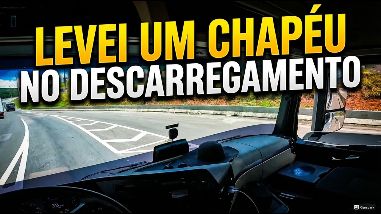 Levei chapéu no descarregamento
