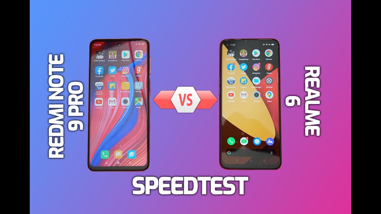 Redmi Note 9 Pro vs Realme 6 Speedtest Comparison, SURPRISE!